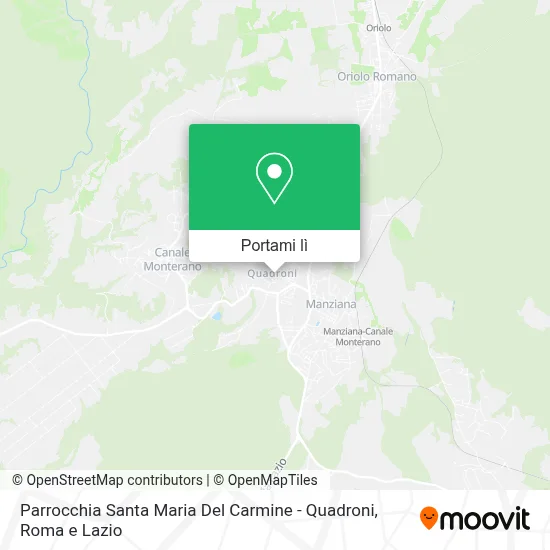 Mappa Parrocchia Santa Maria Del Carmine - Quadroni