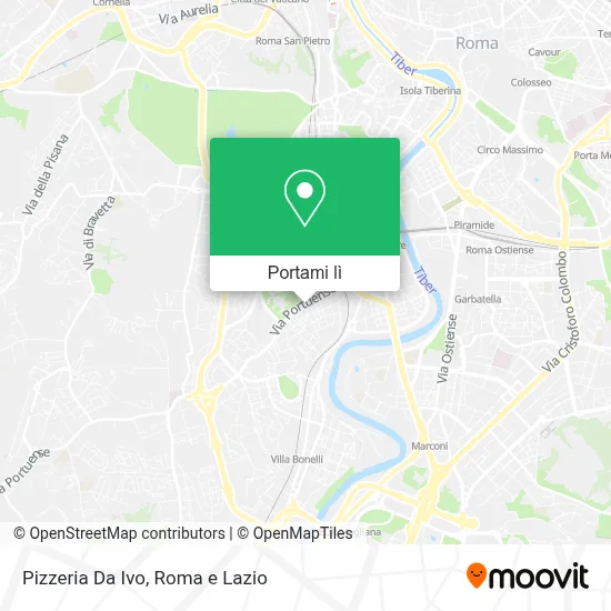 Mappa Pizzeria Da Ivo