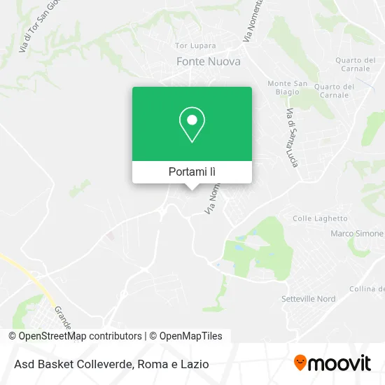 Mappa Asd Basket Colleverde