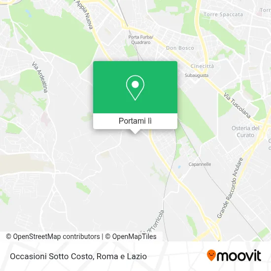Mappa Occasioni Sotto Costo