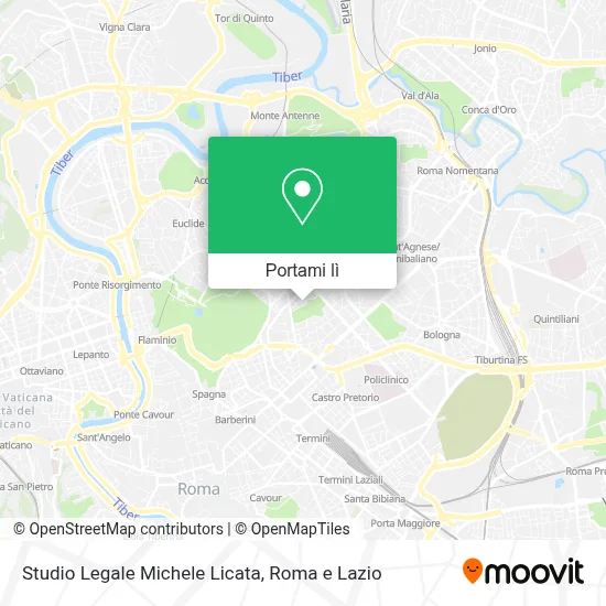 Mappa Studio Legale Michele Licata