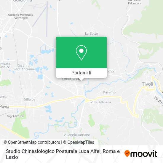 Mappa Studio Chinesiologico Posturale Luca Alfei