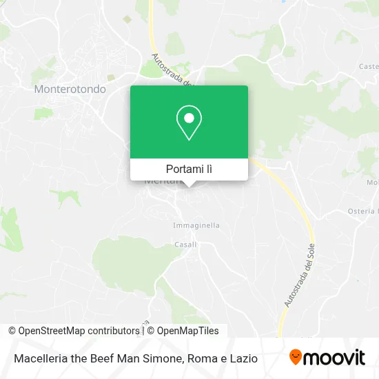 Mappa Macelleria the Beef Man Simone