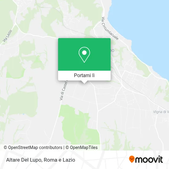Mappa Altare Del Lupo