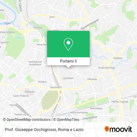 Mappa Prof. Giuseppe Occhigrossi