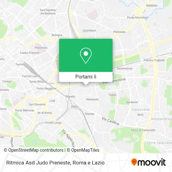 Mappa Ritmica Asd Judo Preneste