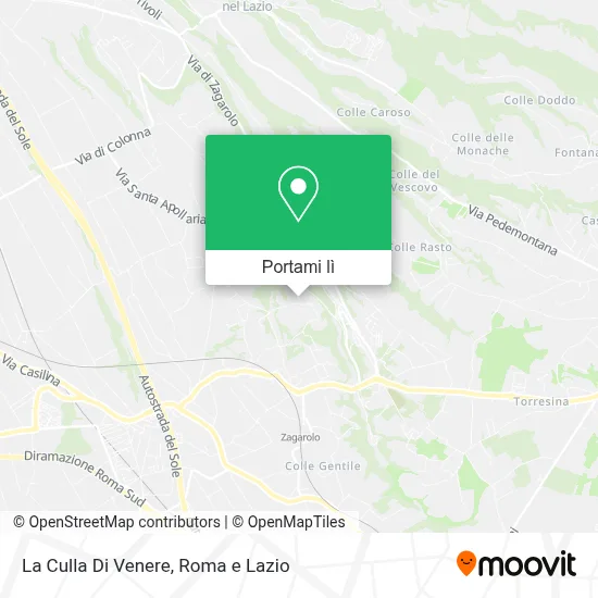 Mappa La Culla Di Venere