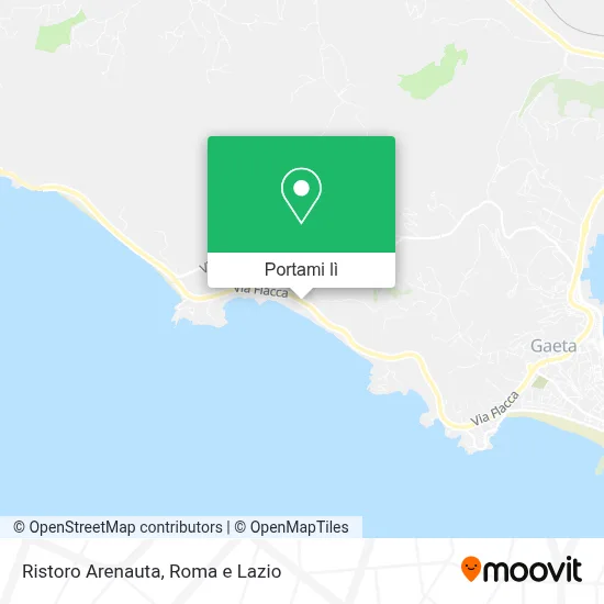 Mappa Ristoro Arenauta