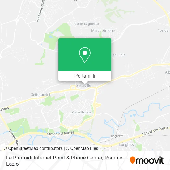 Mappa Le Piramidi Internet Point & Phone Center