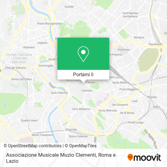 Mappa Associazione Musicale Muzio Clementi