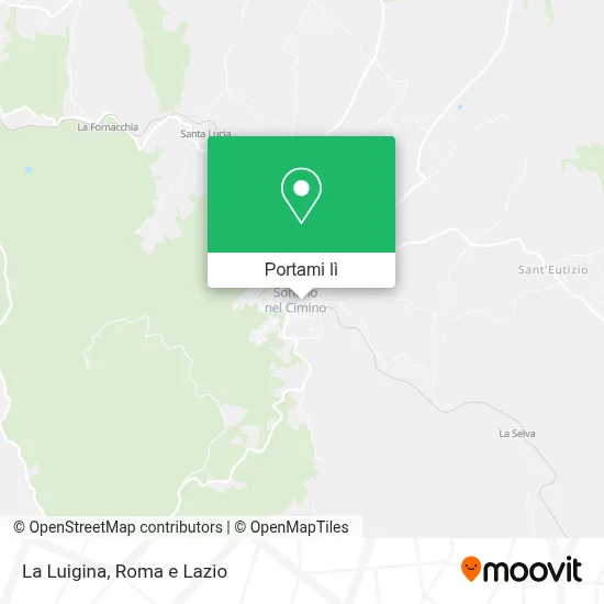 Mappa La Luigina