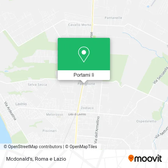 Mappa Mcdonald's