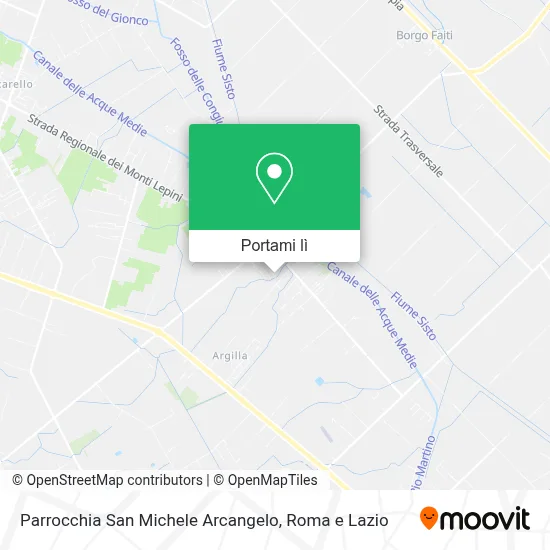 Mappa Parrocchia San Michele Arcangelo