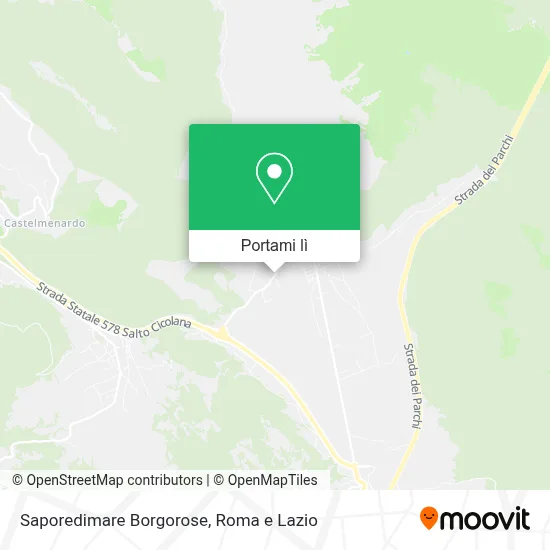 Mappa Saporedimare Borgorose