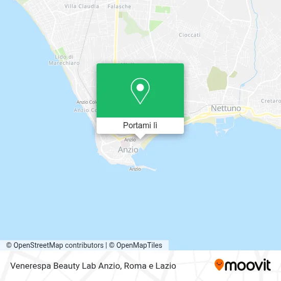 Mappa Venerespa Beauty Lab Anzio