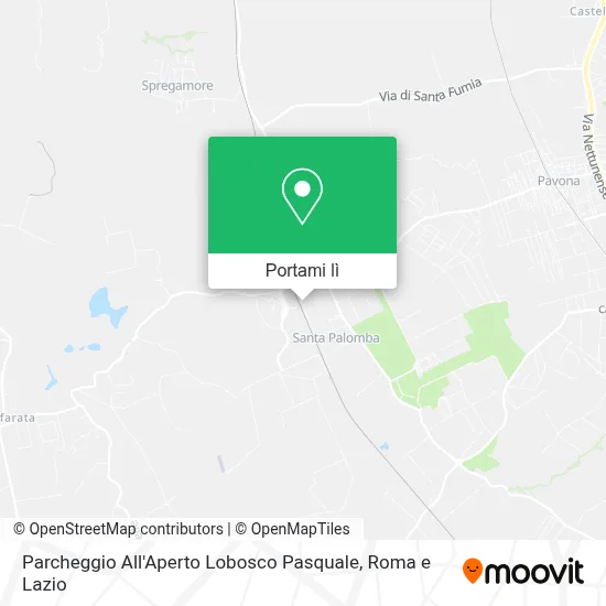 Mappa Parcheggio All'Aperto Lobosco Pasquale