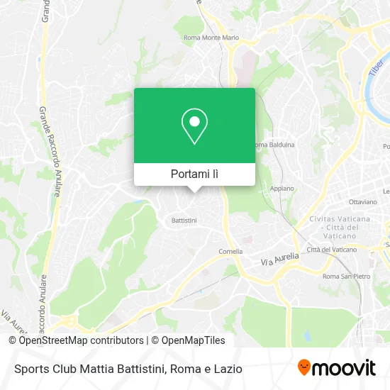 Mappa Sports Club Mattia Battistini