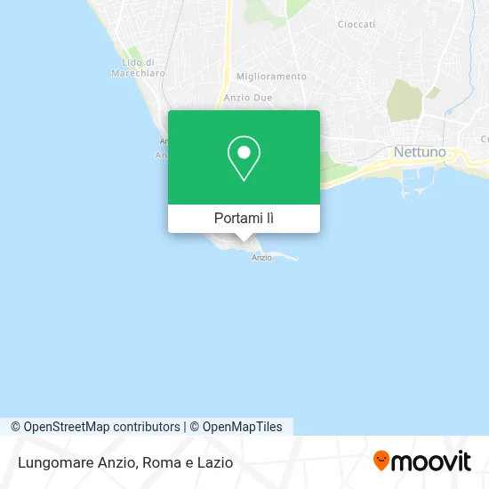 Mappa Lungomare Anzio