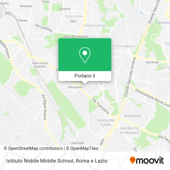 Mappa Istituto Nobile Middle School