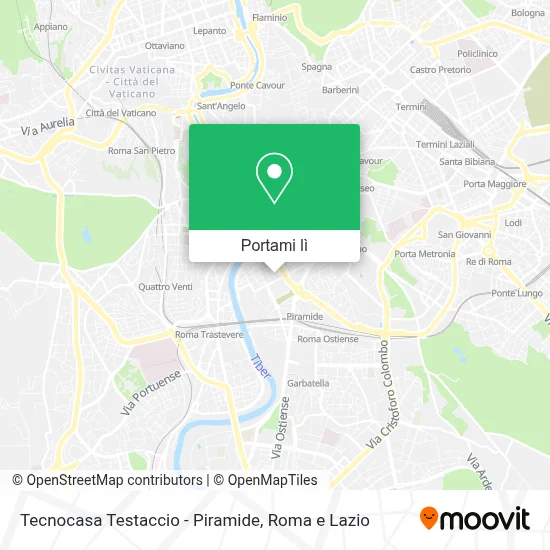 Mappa Tecnocasa Testaccio - Piramide