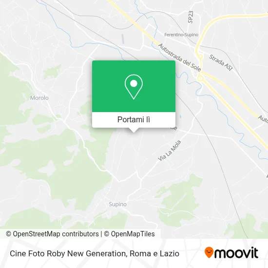 Mappa Cine Foto Roby New Generation