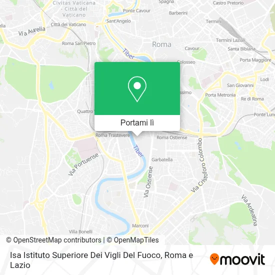 Mappa Isa Istituto Superiore Dei Vigli Del Fuoco