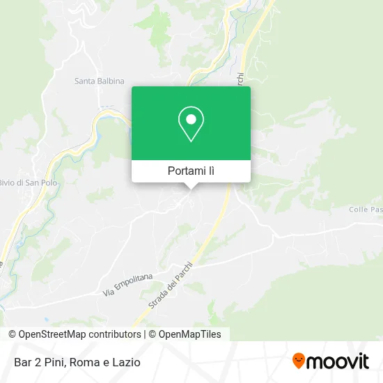 Mappa Bar 2 Pini