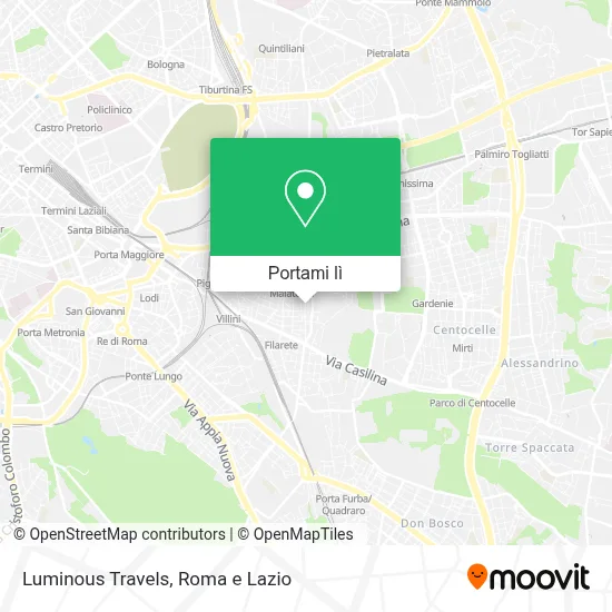 Mappa Luminous Travels