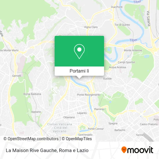 Mappa La Maison Rive Gauche