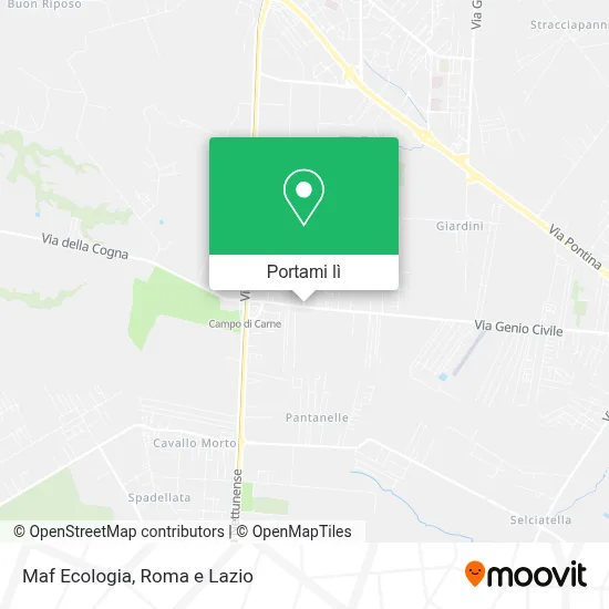 Mappa Maf Ecologia