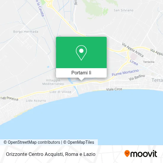 Mappa Orizzonte Centro Acquisti