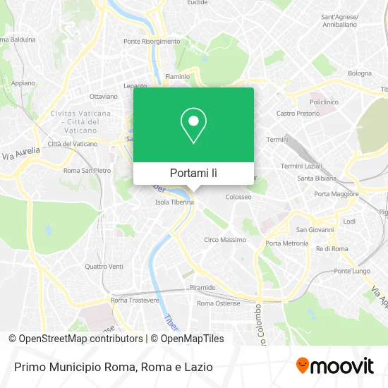 Mappa Primo Municipio Roma