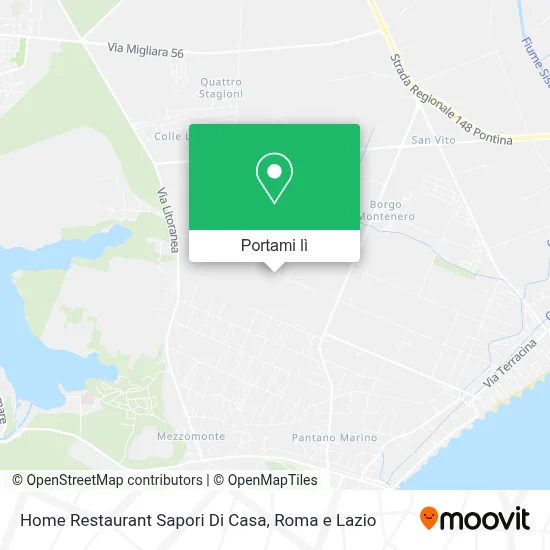 Mappa Home Restaurant Sapori Di Casa