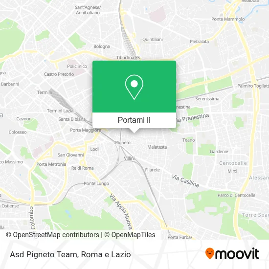 Mappa Asd Pigneto Team