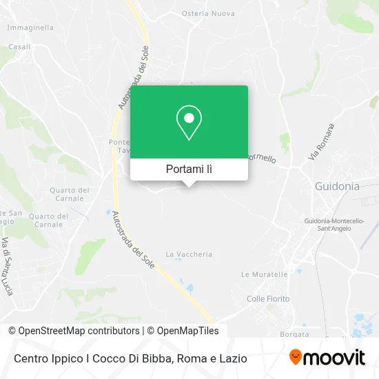 Mappa Centro Ippico I Cocco Di Bibba