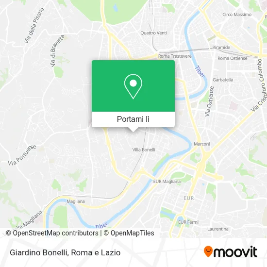 Mappa Giardino Bonelli