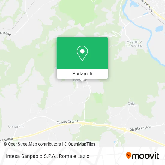 Mappa Intesa Sanpaolo S.P.A.