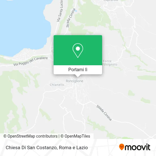 Mappa Chiesa Di San Costanzo