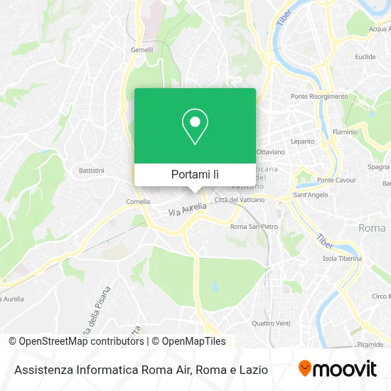 Mappa Assistenza Informatica Roma Air