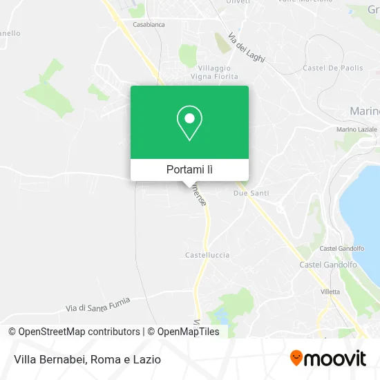 Mappa Villa Bernabei
