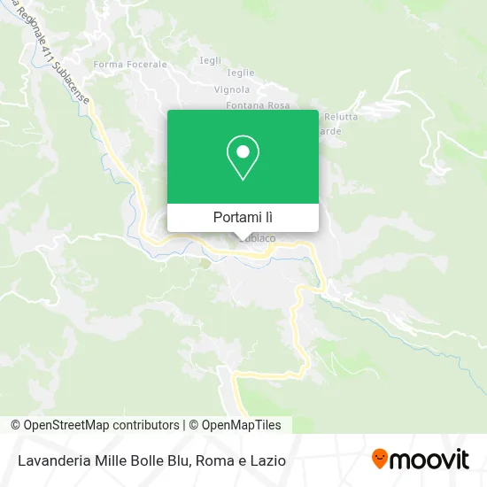 Mappa Lavanderia Mille Bolle Blu