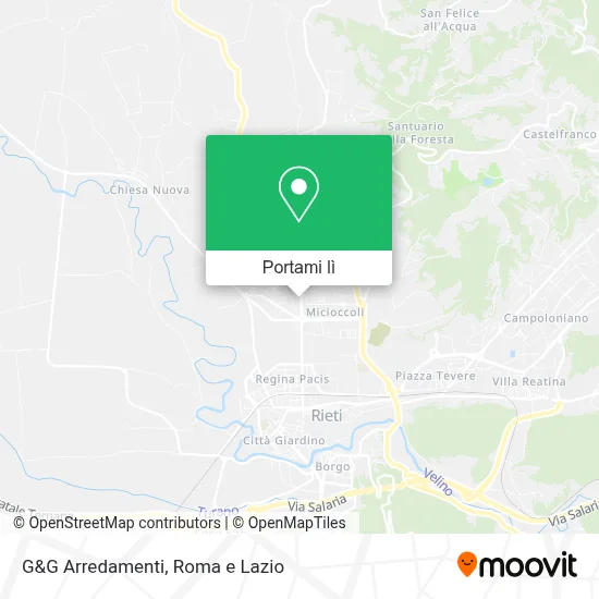 Mappa G&G Arredamenti