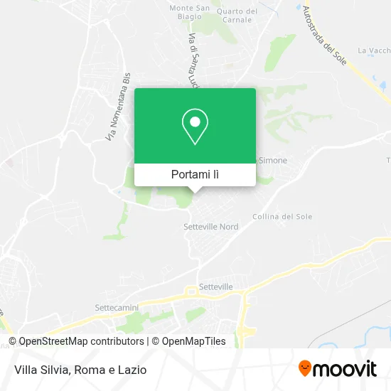 Mappa Villa Silvia