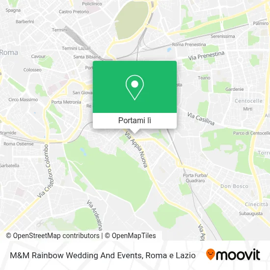 Mappa M&M Rainbow Wedding And Events