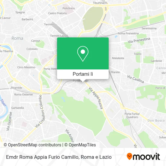 Mappa Emdr Roma Appia Furio Camillo
