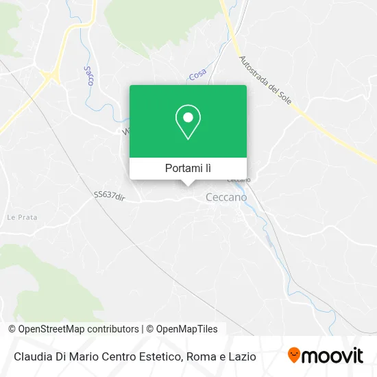 Mappa Claudia Di Mario Centro Estetico