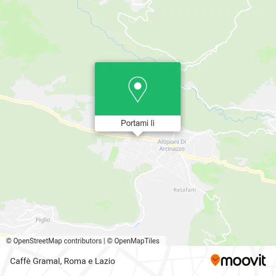 Mappa Caffè Gramal
