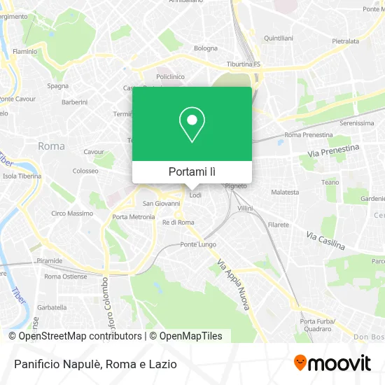 Mappa Panificio Napulè