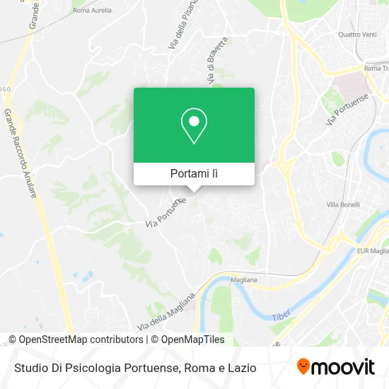 Mappa Studio Di Psicologia Portuense