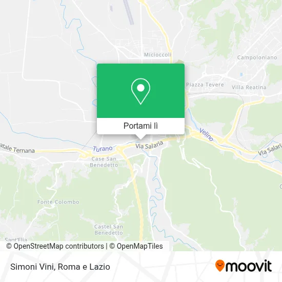 Mappa Simoni Vini